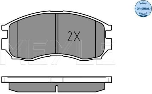 Brake Pad Set, disc brake MEYLE-ORIGINAL: True to OE. 025 216 4716/W - image 2