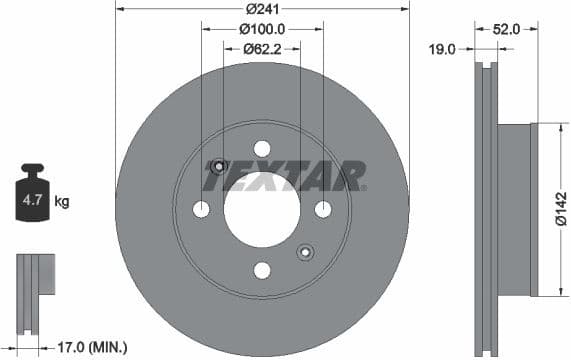 Brake Disc PRO 92128503