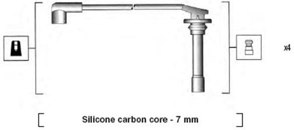 Ignition Cable Kit 941255070817