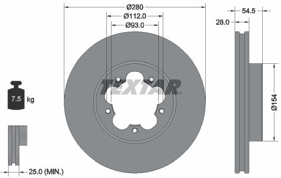 Brake Disc PRO 92151803