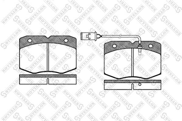 Brake Pad Set, disc brake 446 002-SX