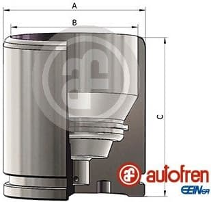 Piston, brake caliper D025681