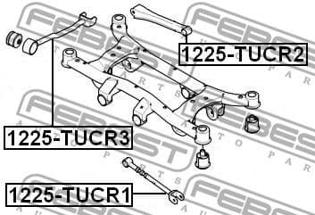 Control/Trailing Arm, wheel suspension 1225-TUCR1 - image 2
