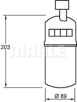 Dryer, air conditioning BEHR AD 275 000S