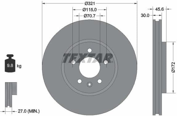Brake Disc PRO 92256803