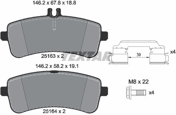 Brake Pad Set, disc brake Q+ 2516302