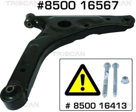 Control/Trailing Arm, wheel suspension 8500 16567