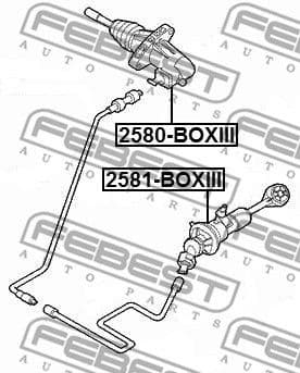 Master Cylinder, clutch 2581-BOXIII - image 2