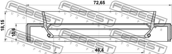 Shaft Seal, drive shaft 95HBY-50731118L - image 2