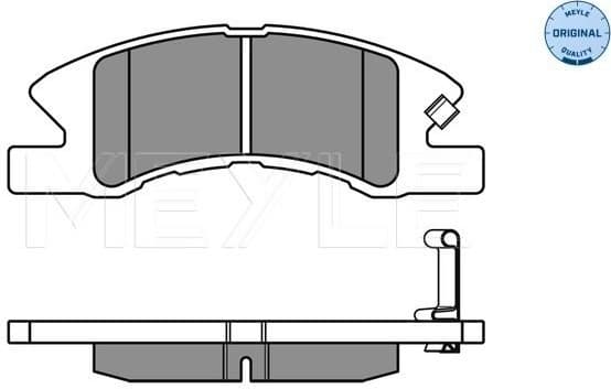 Brake Pad Set, disc brake MEYLE-ORIGINAL: True to OE. 025 242 2914/W - image 3