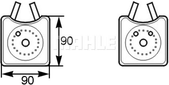 Oil Cooler, engine oil BEHR CLC 161 000S