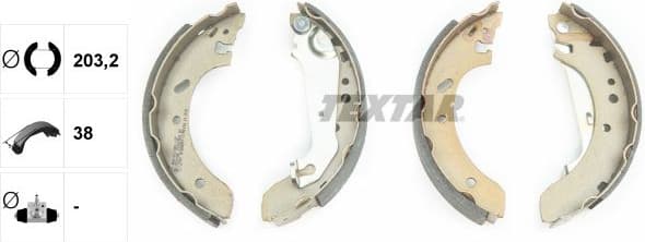 Brake Shoe Set 91051500