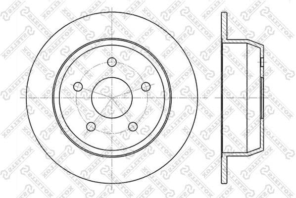 Brake Disc 6020-9304-SX