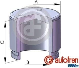 Piston, brake caliper D025349