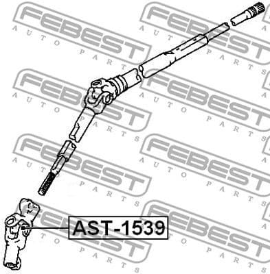 Joint, steering shaft AST-1539 - image 2