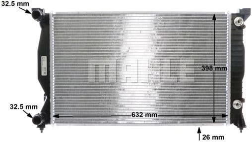 Radiator, engine cooling BEHR CR 484 000S - image 11