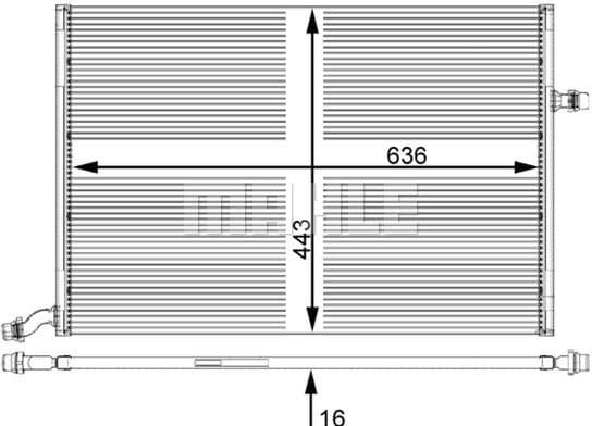 Low Temperature Cooler, charge air cooler BEHR *** PREMIUM LINE *** CIR 25 000P - image 2