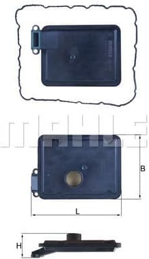 Hydraulic Filter, automatic transmission HX254D