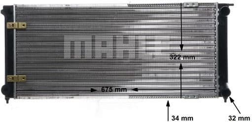 Radiator, engine cooling BEHR CR 341 000S - image 11