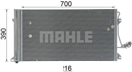 Condenser, air conditioning BEHR *** PREMIUM LINE *** AC 659 000P - image 12