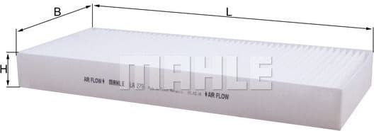 Filter, cabin air LA279