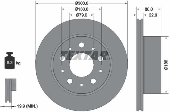 Brake Disc PRO 92284303