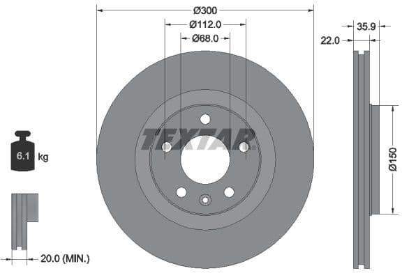 Brake Disc PRO 92137103