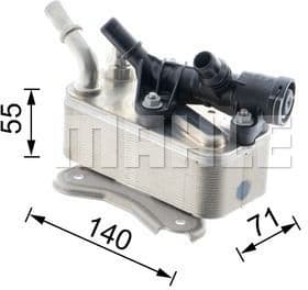 Oil Cooler, automatic transmission BEHR *** PREMIUM LINE *** CLC 225 000P - image 11