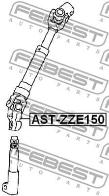 Steering Shaft AST-ZZE150 - image 2