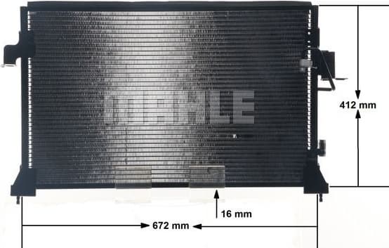 Condenser, air conditioning BEHR AC 676 000S - image 11