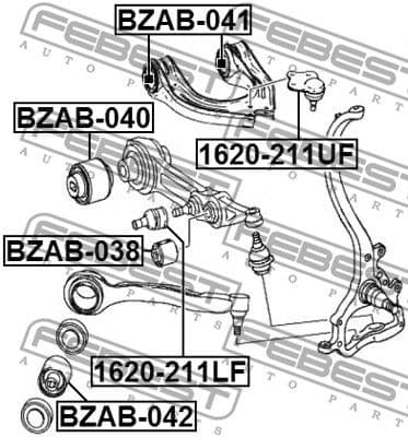 Ball Joint 1620-211LF - image 2