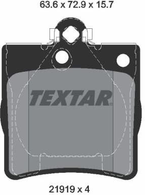 Brake Pad Set, disc brake Q+ 2191903
