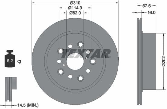 Brake Disc PRO 92185703