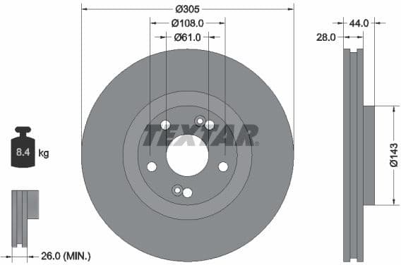 Brake Disc 92112300