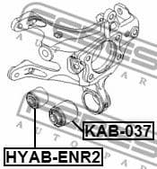 Mounting, control/trailing arm KAB-037 - image 2