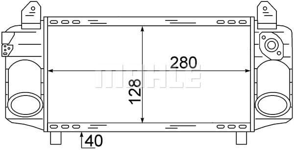 Charge Air Cooler BEHR CI 72 000S