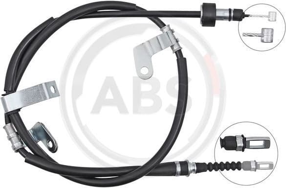 Cable Pull, parking brake K10064