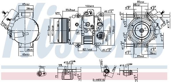 Compressor, air conditioning ** FIRST FIT ** 890631 - image 7