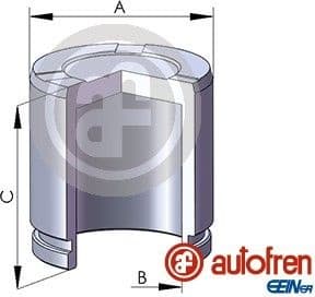 Piston, brake caliper D025287