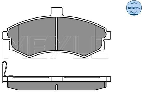 Brake Pad Set, disc brake MEYLE-ORIGINAL: True to OE. 025 240 3117/W
