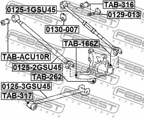 Caster Shim, axle beam 0130-007 - image 2