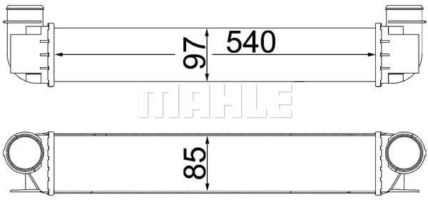 Charge Air Cooler BEHR CI 338 000S