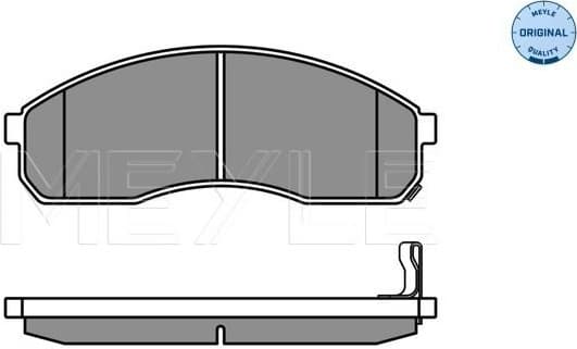 Brake Pad Set, disc brake MEYLE-ORIGINAL: True to OE. 025 236 4916/W - image 3