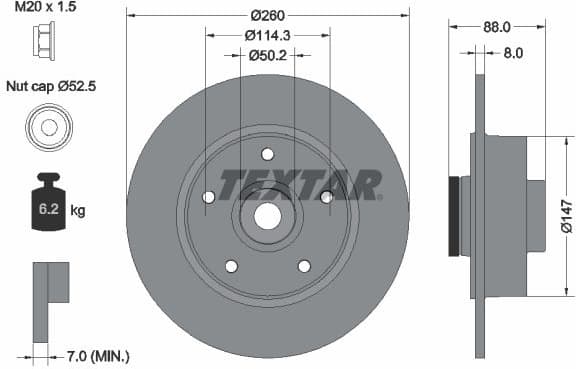 Brake Disc PRO 92196003