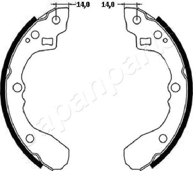 Brake Shoe Set GF-398AF