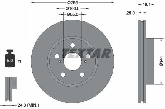 Brake Disc 92077400