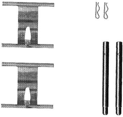 Accessory Kit, disc brake pad 82076600