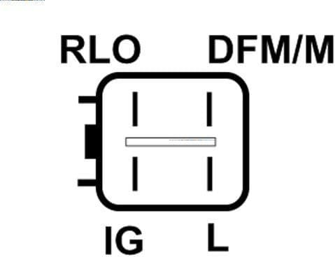 Alternator Remanufactured AS A6052PR - image 5