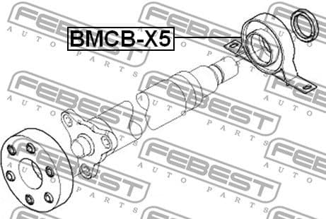 Bearing, propshaft centre bearing BMCB-X5 - image 2