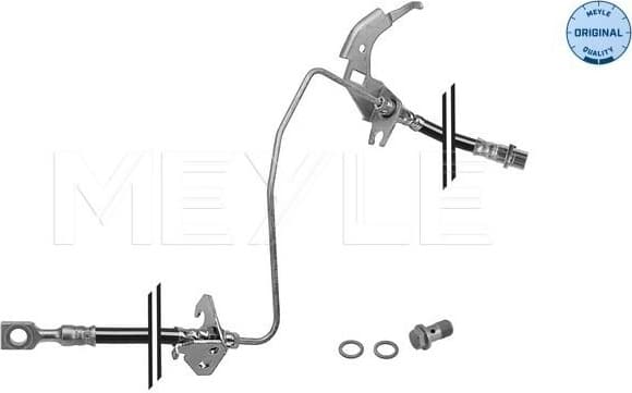 Brake Hose MEYLE-ORIGINAL: True to OE. 614 525 0010